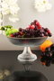Hermia Plato de Frutas de Vidrio Transparente